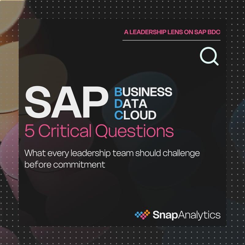 SAP BDC 5 Critical Questions